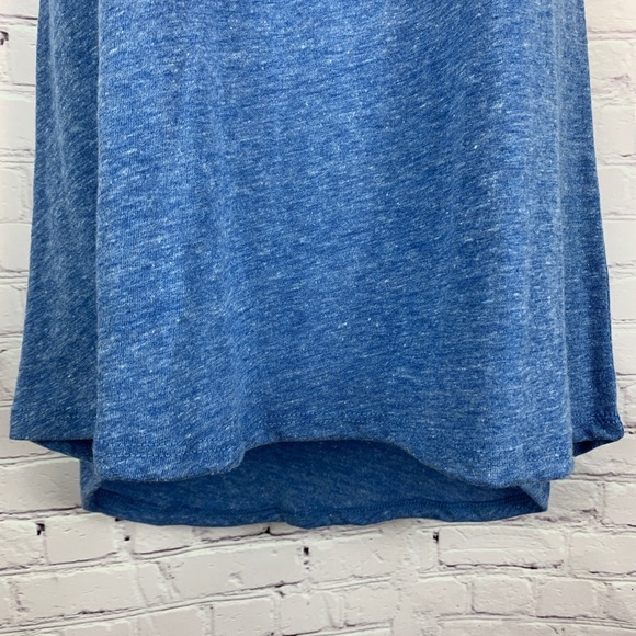 SOFT Blue Classic T yellow edges long modest plus - Picture 4 of 8